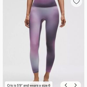 Lululemon Athletica Purple Gradient Leggings